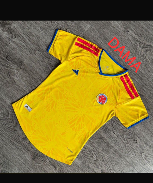 Camiseta Selección Colombia Mundial 2026 - Dama