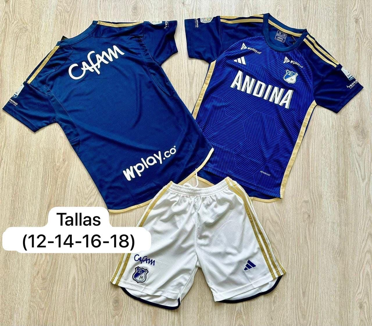 Uniforme Millonarios 2024/25 - Niños