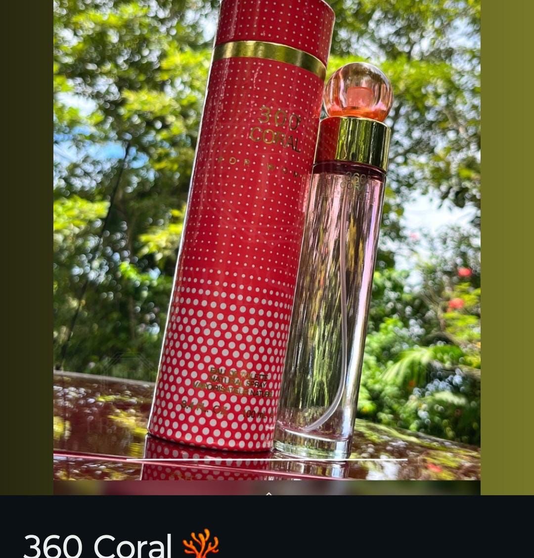 360 Coral by Perry Ellis 100ml