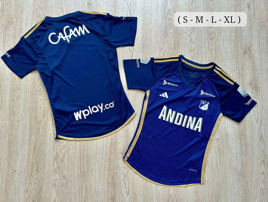 Camiseta oficial Millonarios FC 2024 - Dama
