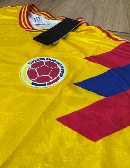 Camiseta Colombia Retro 1990 - Amarilla