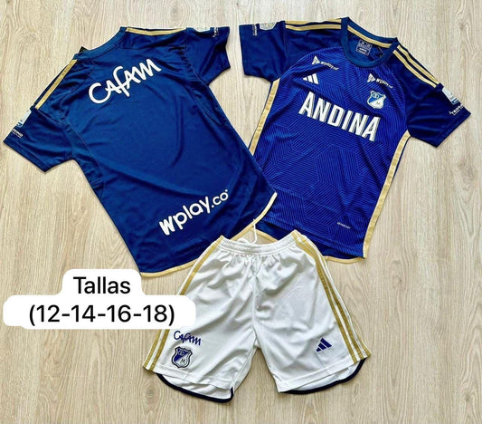 Uniforme Millonarios 2024/25 - Niños
