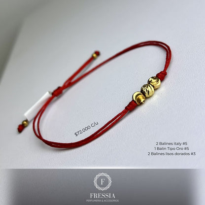 Manillas en Oro Laminado 18k