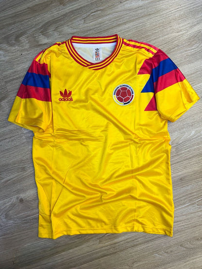 Camiseta Colombia Retro 1990 - Amarilla