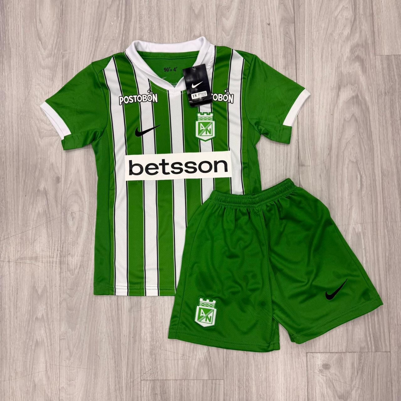 Uniforme Atlético Nacional 2025/26 - Niños