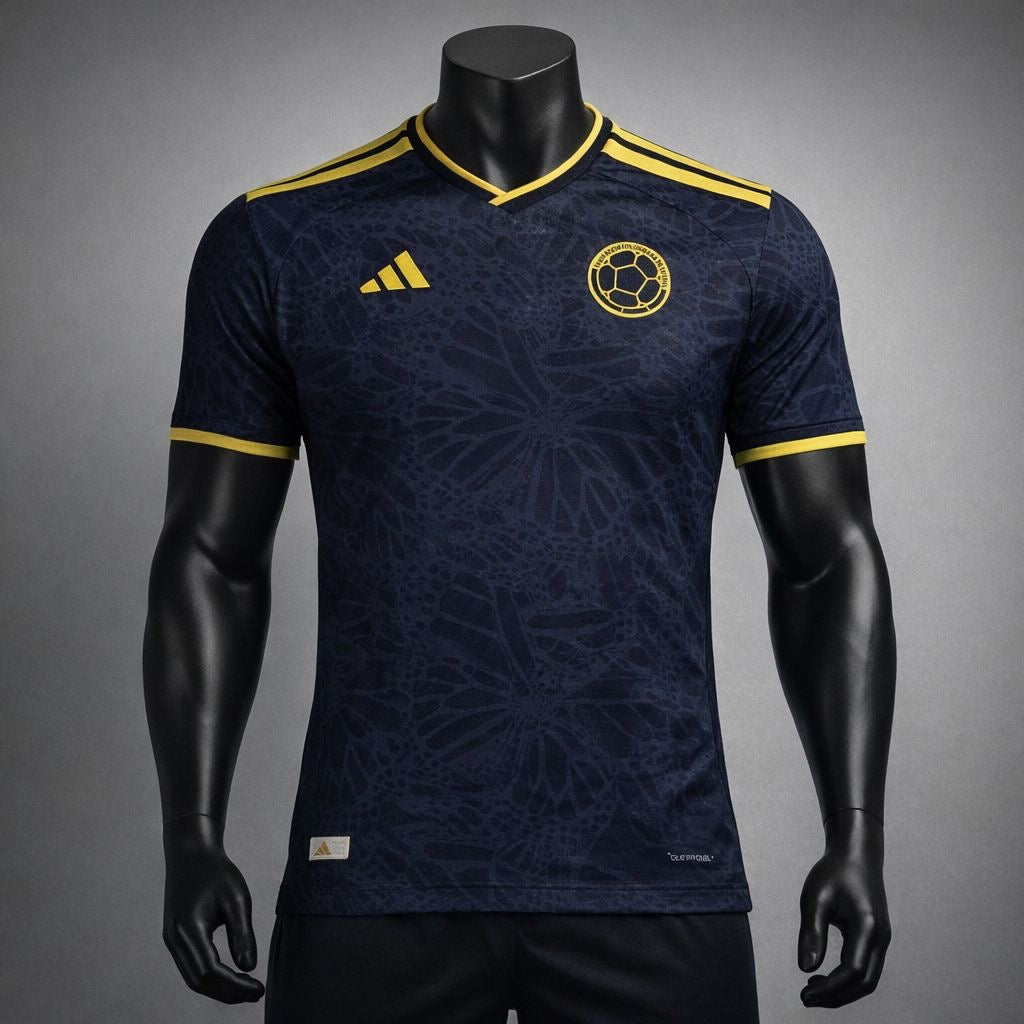 Camiseta Selección Colombia Mundial 2026 Negra
