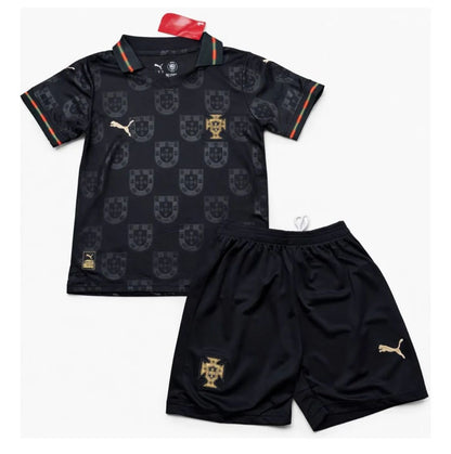 Uniforme Portugal Pantera Negra - Niño