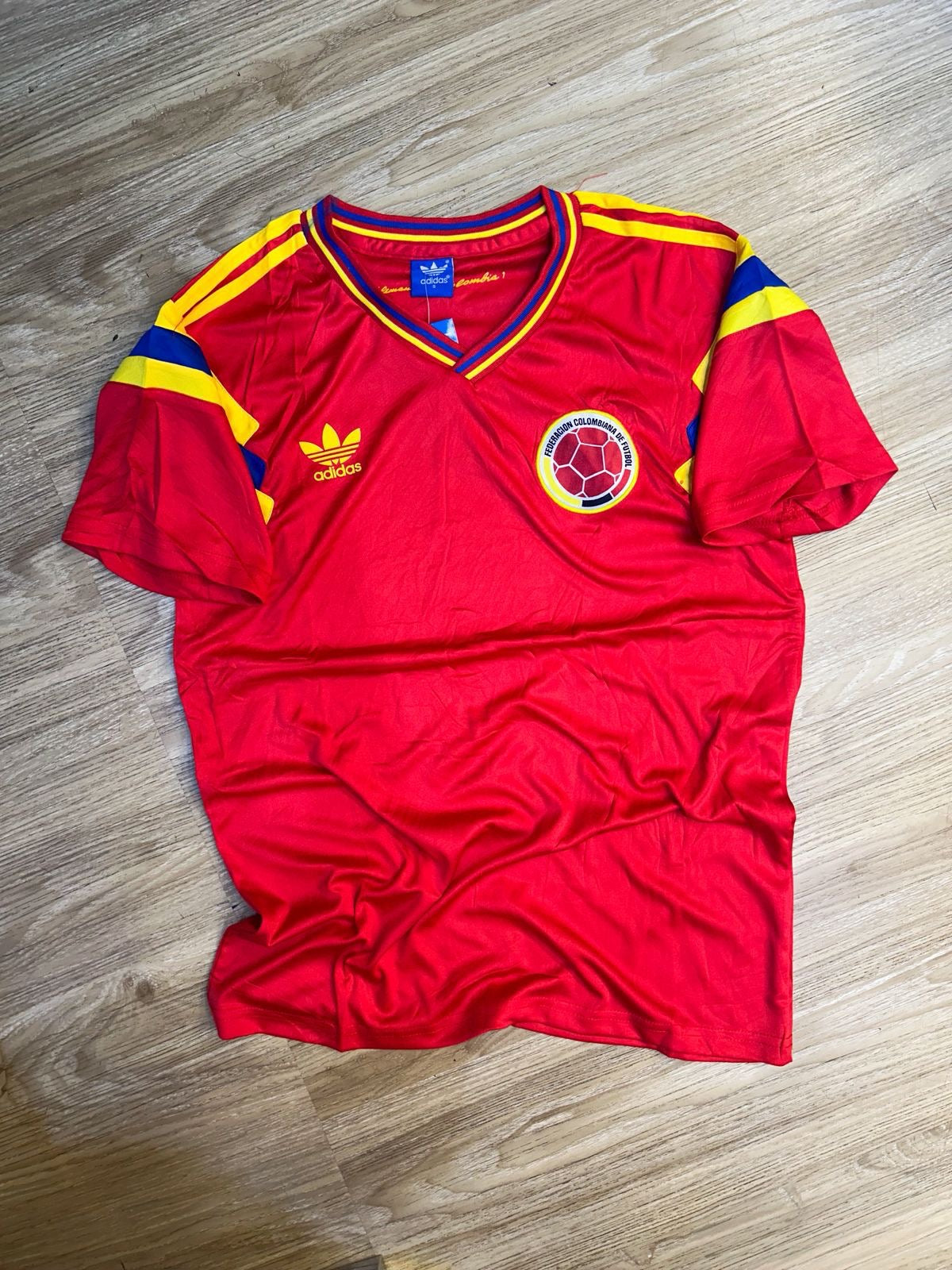 Camiseta Colombia Retro 1990 - Roja