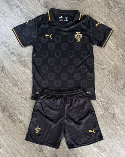 Uniforme Portugal Pantera Negra - Niño