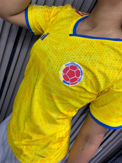 Camiseta Selección Colombia Mundial 2026 - Dama